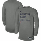 Washington Wizards Unisex 2023/24 Legend On-Court Practice Long Sleeve T-Shirt - Heather Gray shop