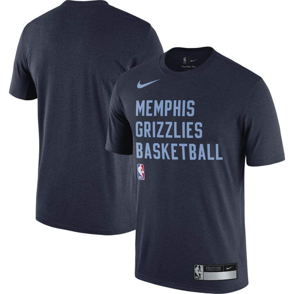 Memphis Grizzlies 2023/24 Sideline Legend Performance Practice T-Shirt - Navy cheap