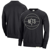 Brooklyn Nets 2023/24 Authentic Standard Issue Travel Performance Pullover Sweatshirt - Black online