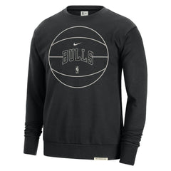 Chicago Bulls 2023/24 Authentic Standard Issue Travel Performance Pullover Sweatshirt - Black discount