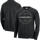 Golden State Warriors 2023/24 Authentic Standard Issue Travel Performance Pullover Sweatshirt sale - Black online