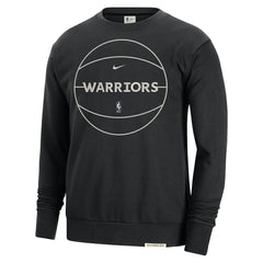 Golden State Warriors 2023/24 Authentic Standard Issue Travel Performance Pullover Sweatshirt sale - Black online