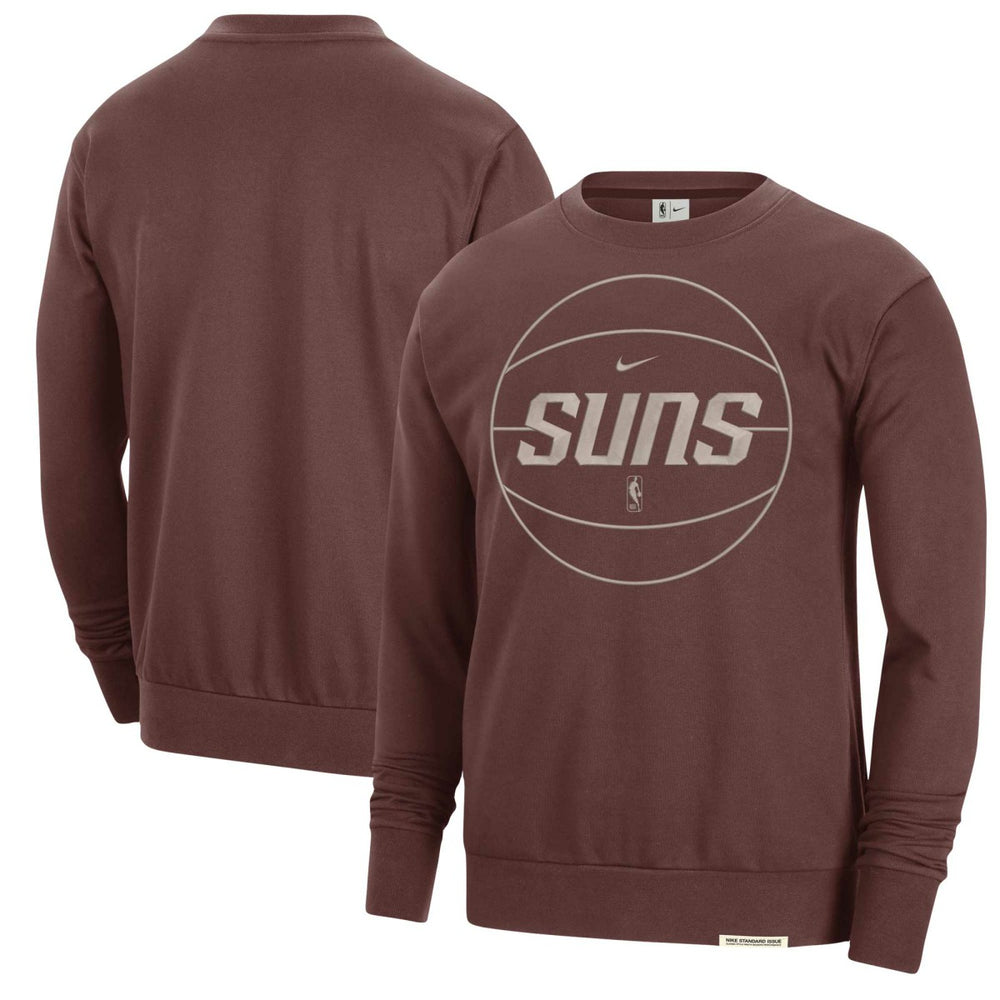 Phoenix Suns 2023/24 Authentic Standard Issue Travel Performance Pullover Sweatshirt - Garnet sale