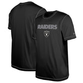 Las Vegas Raiders New Era Third Down Puff Print T-Shirt - Black cheap