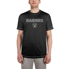 Las Vegas Raiders New Era Third Down Puff Print T-Shirt - Black cheap