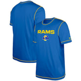 Los Angeles Rams New Era Third Down Puff Print T-Shirt - Royal for sale