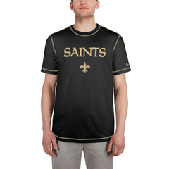 New Orleans Saints New Era Third Down Puff Print T-Shirt - Black online