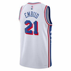Joel Embiid Philadelphia 76ers Unisex Swingman Jersey - Association Edition - White for sale