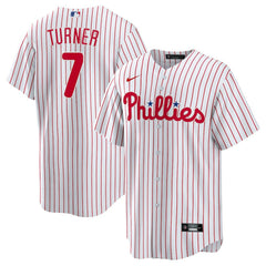 Trea Turner Philadelphia Phillies Home Replica Player Jersey White