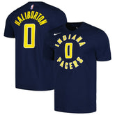 Tyrese Haliburton Indiana Pacers Icon 2022/23 Name & Number T-Shirt - Navy discount