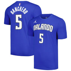 Paolo Banchero Orlando Magic Jordan Brand 2022/23 Statement Edition Name & Number T-Shirt - Blue discount