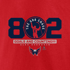 Alexander Ovechkin Washington Capitals Fanatics The Gr8 Chase T-Shirt - Red T-shirts