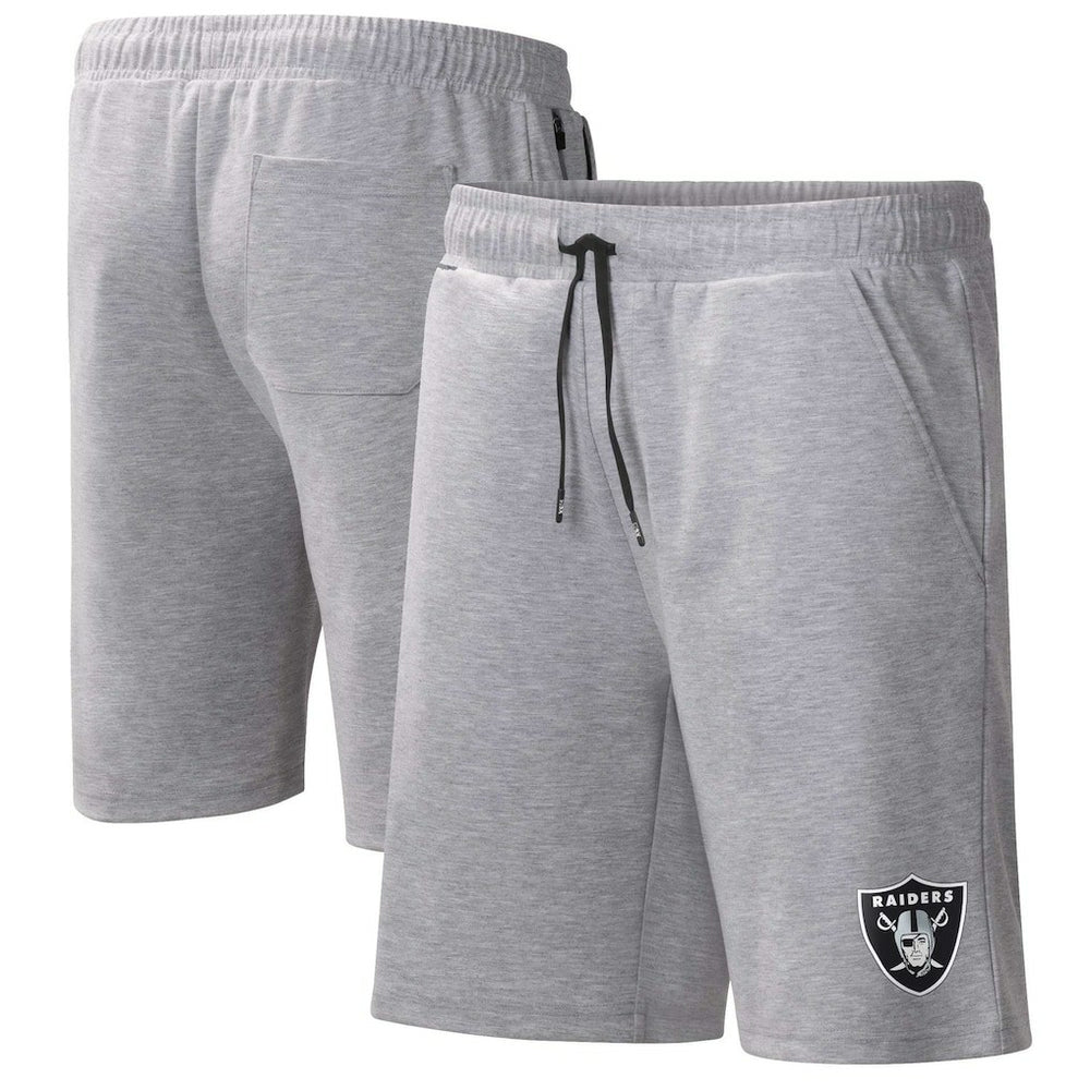 Las Vegas Raiders MSX by Michael Strahan Trainer Shorts - Heather Gray sale