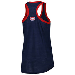 Montreal Canadiens G-III 4Her by Carl Banks Women's First Base Racerback Scoop Neck Tank Top - Navy Tank Top