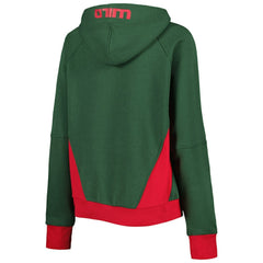 Minnesota Wild Starter Women's Wishbone Half-Zip Hoodie - Green Hoodies