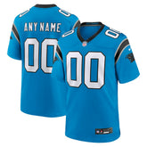 Carolina Panthers Alternate Custom Game Jersey - Blue sale