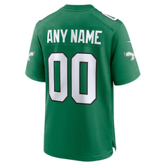 Philadelphia Eagles Alternate Custom Game Jersey - Kelly Green cheap