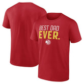 Atlanta Hawks Best Dad Ever Logo T-Shirt - Red for sale