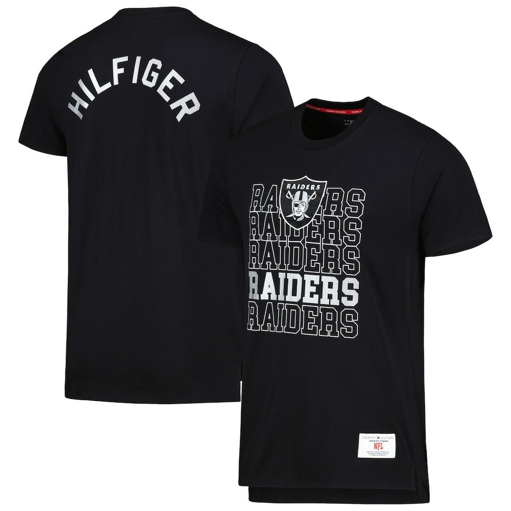 Las Vegas Raiders Tommy Hilfiger Liam T-Shirt - Black sale