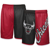Chicago Bulls Youth Hardwood Classics Big Face 5.0 Shorts - Black/Red cheap