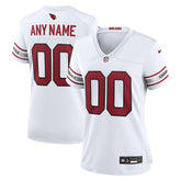 Arizona Cardinals Women's Custom Game Jersey - White on sale