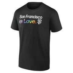 San Francisco Giants Profile Big & Tall Pride T-Shirt Black