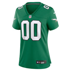 Philadelphia Eagles Women's Alternate Custom Game Jersey - Kelly Green for sale
