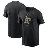 Athletics Camo Logo T-Shirt Black