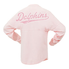 Miami Dolphins Women's Millennial Spirit Jersey T-Shirt - Pink outlet