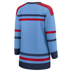 Winnipeg Jets Fanatics Women's Alternate Anniversary Breakaway Jersey - Light Blue Jerseys