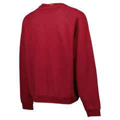 Barcelona Foundation Oversized Raglan Pullover Sweatshirt on sale - Burgundy