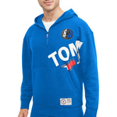 Dallas Mavericks Tommy Jeans Bernard Half-Zip Hoodie sale - Blue for sale
