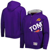 Phoenix Suns Tommy Jeans Bernard Half-Zip Hoodie - Purple shop