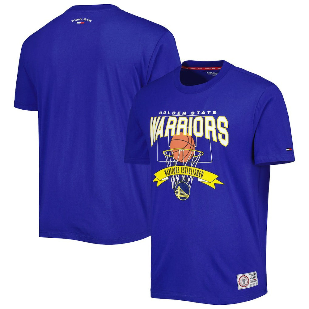 Golden State Warriors Tommy Jeans Tim Backboard T-Shirt sale - Royal outlet
