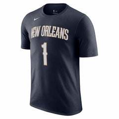 Zion Williamson New Orleans Pelicans Icon 2022/23 Name & Number T-Shirt - Navy online