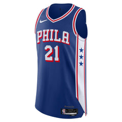 Joel Embiid Philadelphia 76ers Authentic Jersey - Icon Edition - Royal on sale