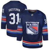 Igor Shesterkin New York Rangers Youth Alternate Premier Player Jersey - Navy Jerseys