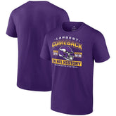 Minnesota Vikings Largest Comeback T-Shirt - Purple sale