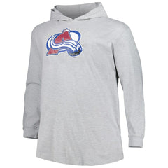 Colorado Avalanche Big & Tall Pullover Hoodie - Heather Gray Hoodies