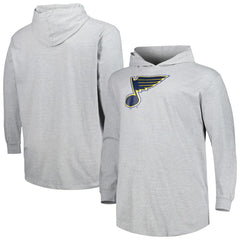 St. Louis Blues Big & Tall Pullover Hoodie - Heather Gray Hoodies
