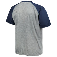 Seattle Kraken Big & Tall Logo Raglan T-Shirt - Heather Gray T-shirts