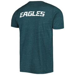 Philadelphia Eagles Majestic Threads Tri-Blend Pocket T-Shirt - Midnight Green cheap