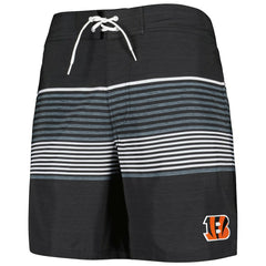Cincinnati Bengals G-III Sports by Carl Banks Coastline Volley Swim Shorts - Black on sale