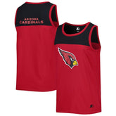 Arizona Cardinals Starter Logo Touchdown Fashion Tank Top - Cardinal/Black outlet