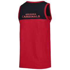 Arizona Cardinals Starter Logo Touchdown Fashion Tank Top - Cardinal/Black outlet