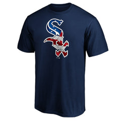 Chicago White Sox Team Banner Wave T-Shirt Navy