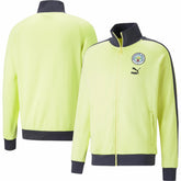 Manchester City ftblHeritage T7 Raglan Full-Zip Track Jacket - Yellow shop