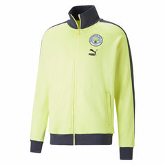 Manchester City ftblHeritage T7 Raglan Full-Zip Track Jacket - Yellow shop