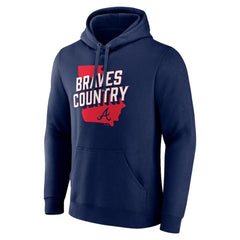 Atlanta Braves Team Country Pullover Hoodie Navy