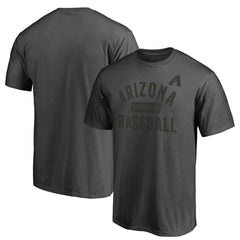 Arizona Diamondbacks Team Primary Pill T-Shirt Charcoal